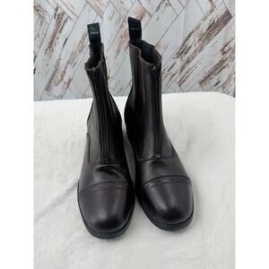 Dublin Ladies Altitude Front Zip Paddock Boots -Brown